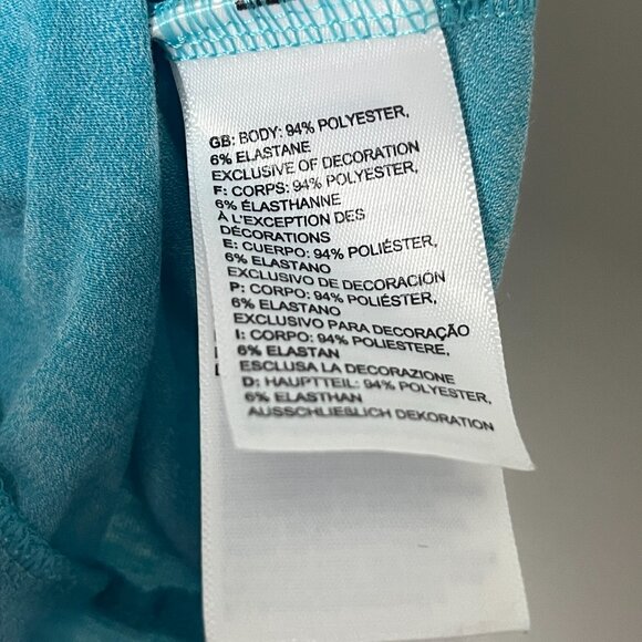 2/$30 North Face Teal Tank XS - Picture 4 of 5